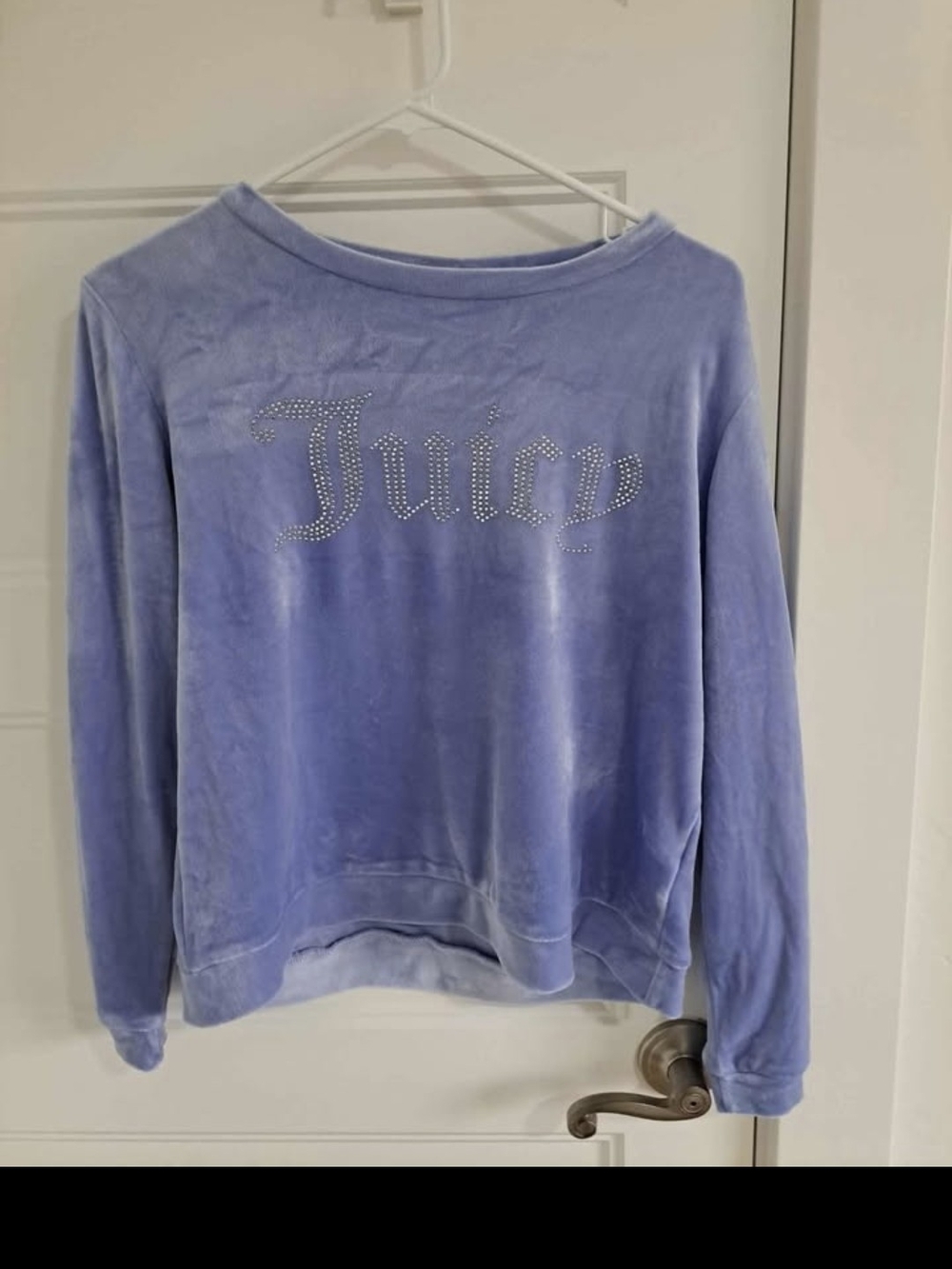2 Piece Juicy Couture Lavender Velour Rhinestone Logo Sweatsuit